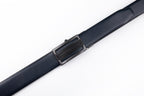 Reversible No-Ratchet Automatic Buckle Business Leather Belt for Men