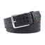 Men's Genuine Leather Grid Pattern Casual Dress Belt