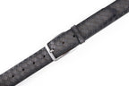 Men's Genuine Leather Grid Pattern Casual Dress Belt