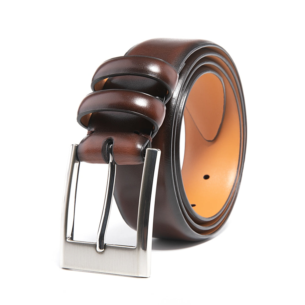 Men's Formal Leather Belt for Office Commute