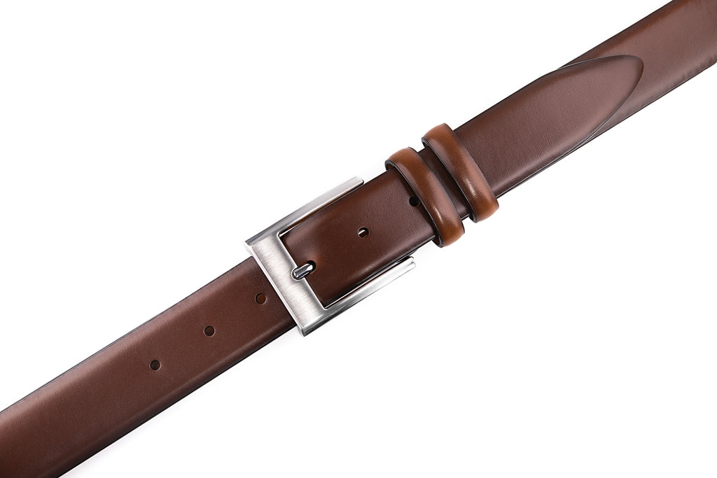 Men's Formal Leather Belt for Office Commute