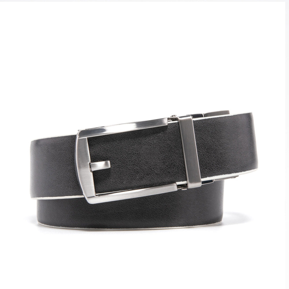 Men's Reversible Automatic Dress Belt – Hole-Free Business Casual Belt