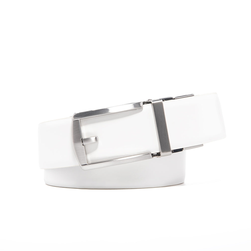 Reversible Gradient Edge No-Tooth Automatic Buckle Men's Belt