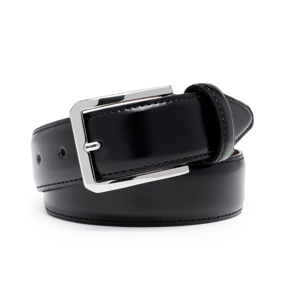 Men's Leather Belt – Classic Pin Buckle Business Casual Belt Main image