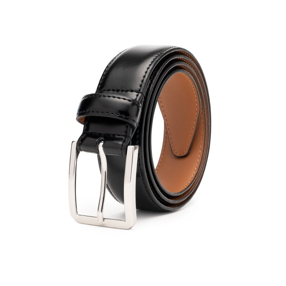Men's Leather Belt – Classic Pin Buckle Business Casual Belt Secondary image