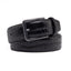 Crocodile Texture Matte Gunmetal Pin Buckle Men's Belt