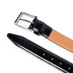 Men's Leather Belt – Classic Pin Buckle Business Casual Belt