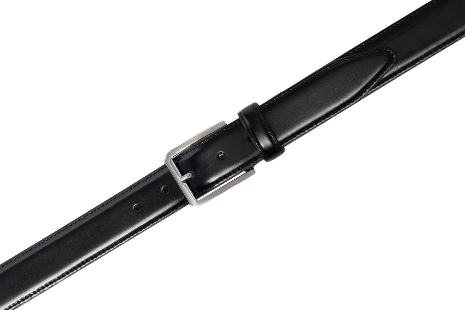 Men's Leather Belt – Classic Pin Buckle Business Casual Belt
