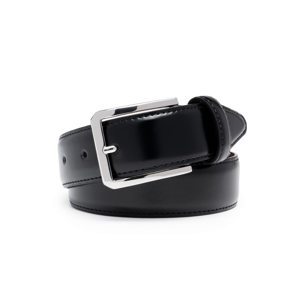 Men's Leather Belt – Classic Pin Buckle Business Casual Belt
