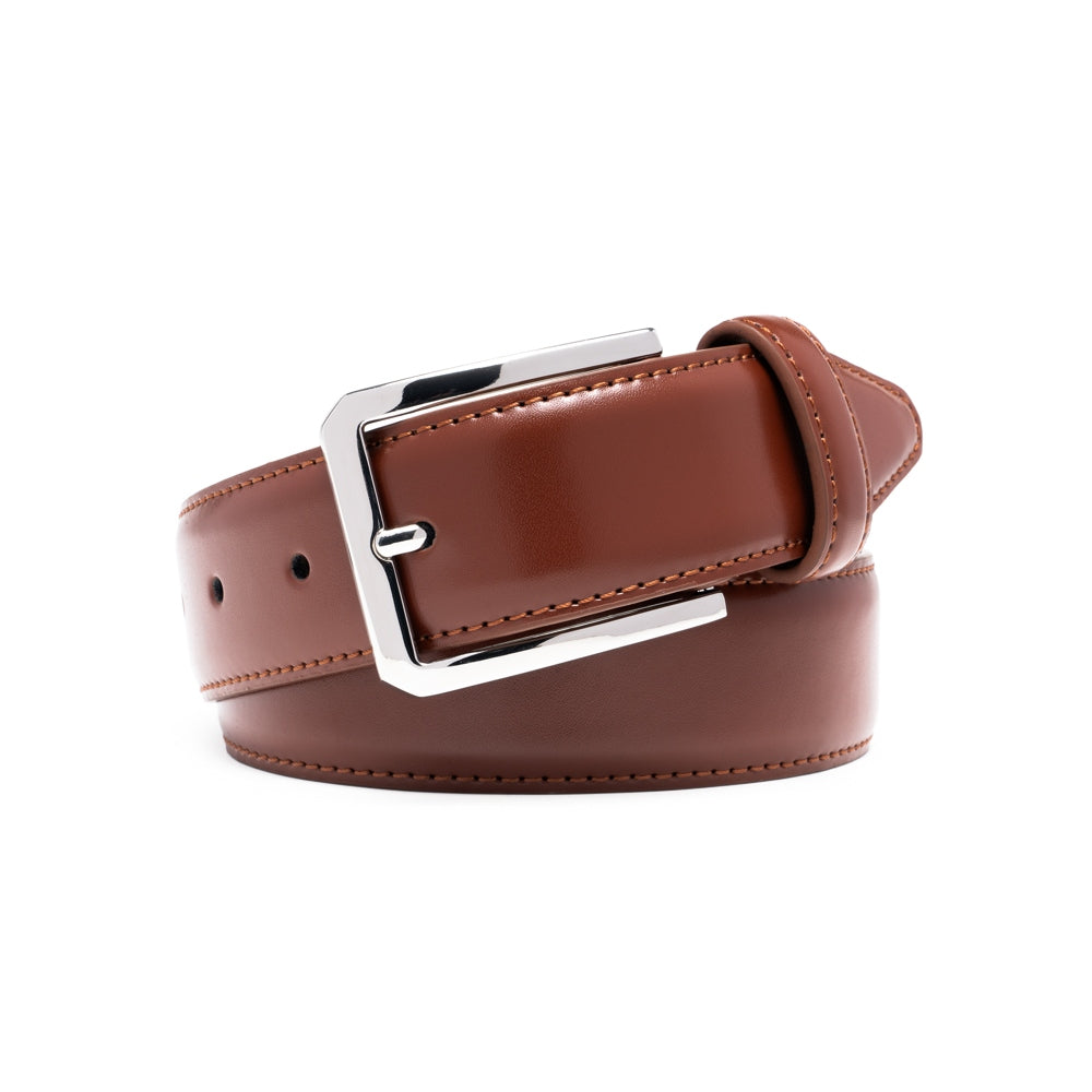 Men's Leather Belt – Classic Pin Buckle Business Casual Belt Secondary image
