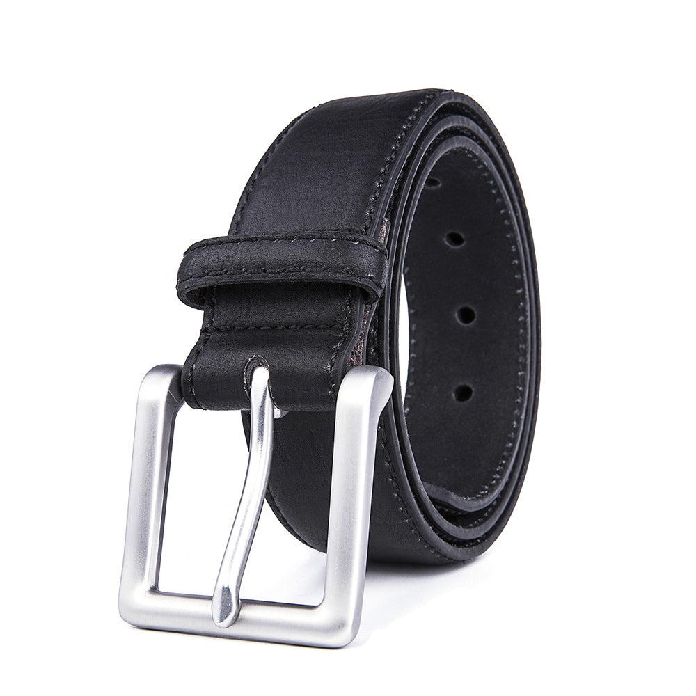 Classic Minimalist Single Prong Business Belt for Men