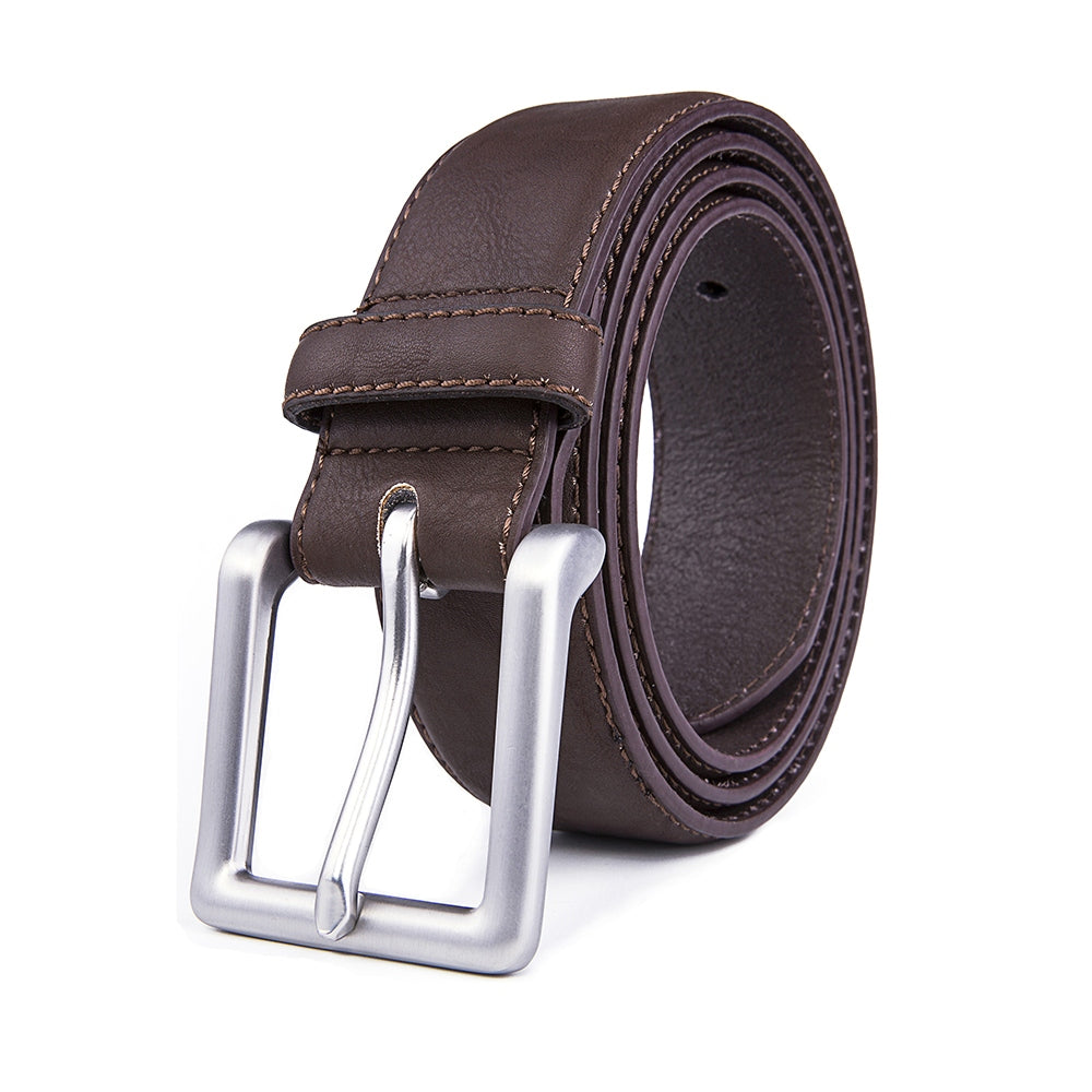 Classic Minimalist Single Prong Business Belt for Men
