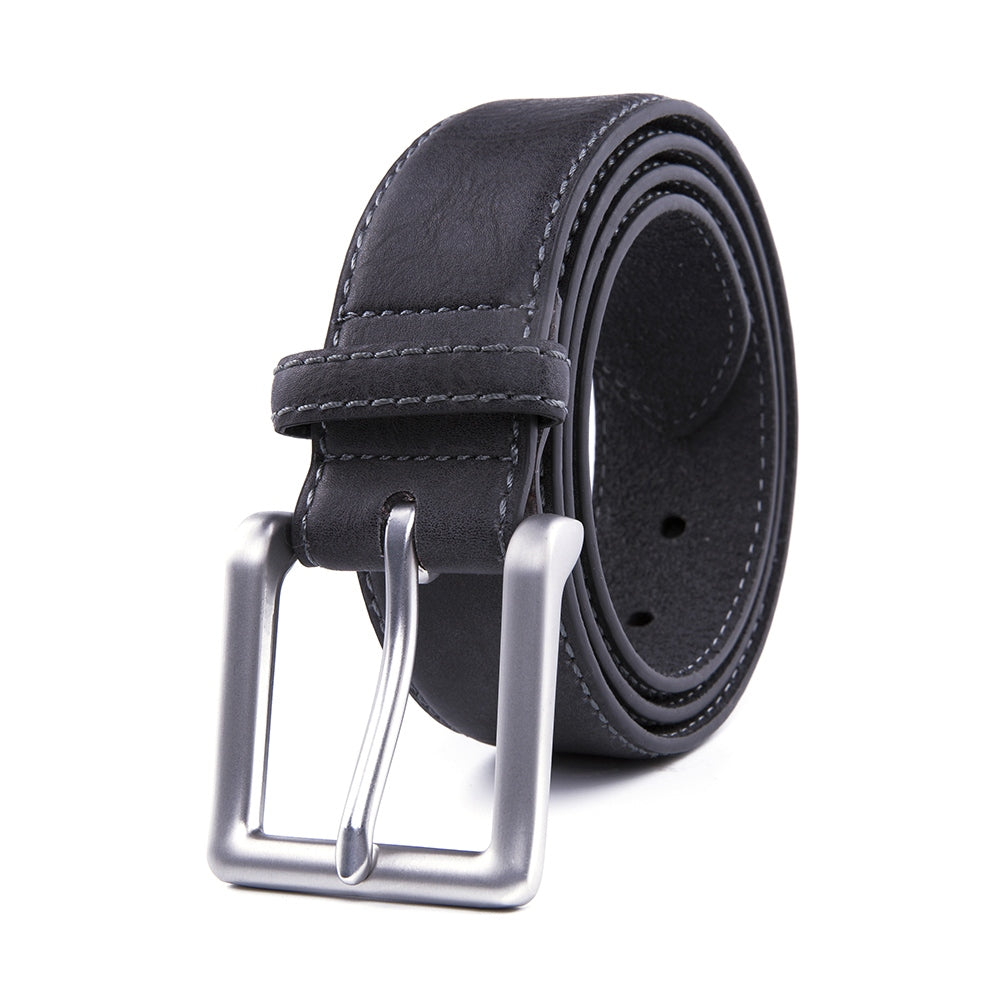 Classic Minimalist Single Prong Business Belt for Men