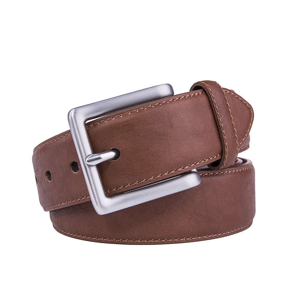 Classic Minimalist Single Prong Business Belt for Men