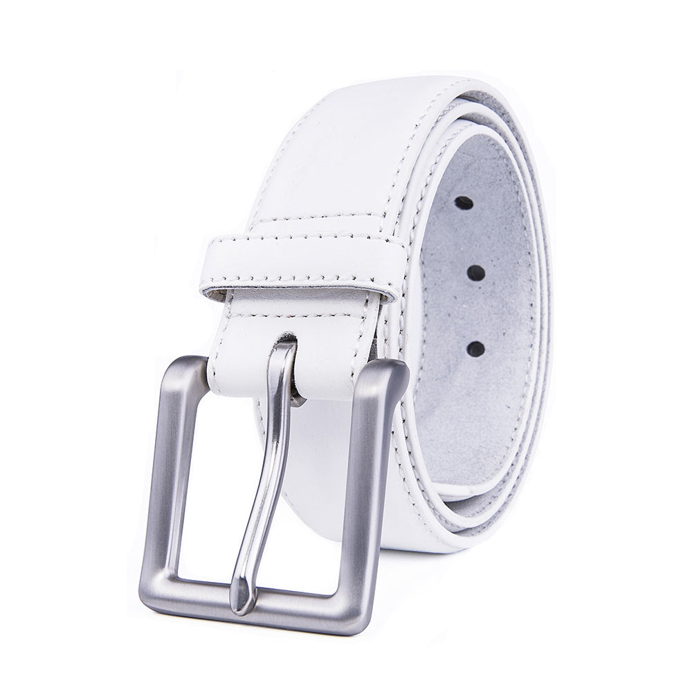Classic Minimalist Single Prong Business Belt for Men