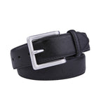 Classic Minimalist Single Prong Buckle Business Belt for Men