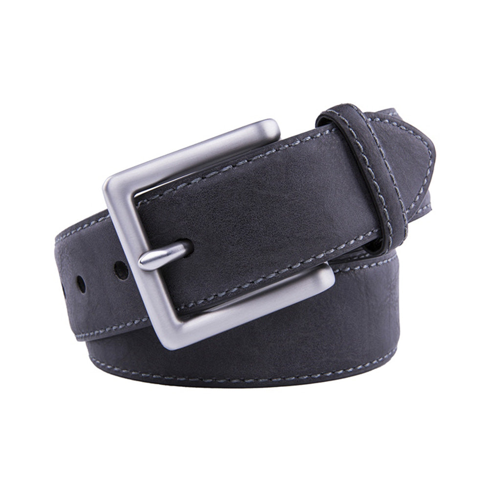 Classic Minimalist Single Prong Buckle Business Belt for Men