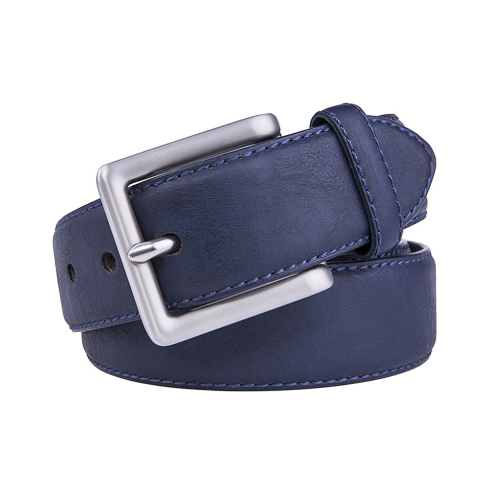 Classic Minimalist Single Prong Buckle Business Belt for Men