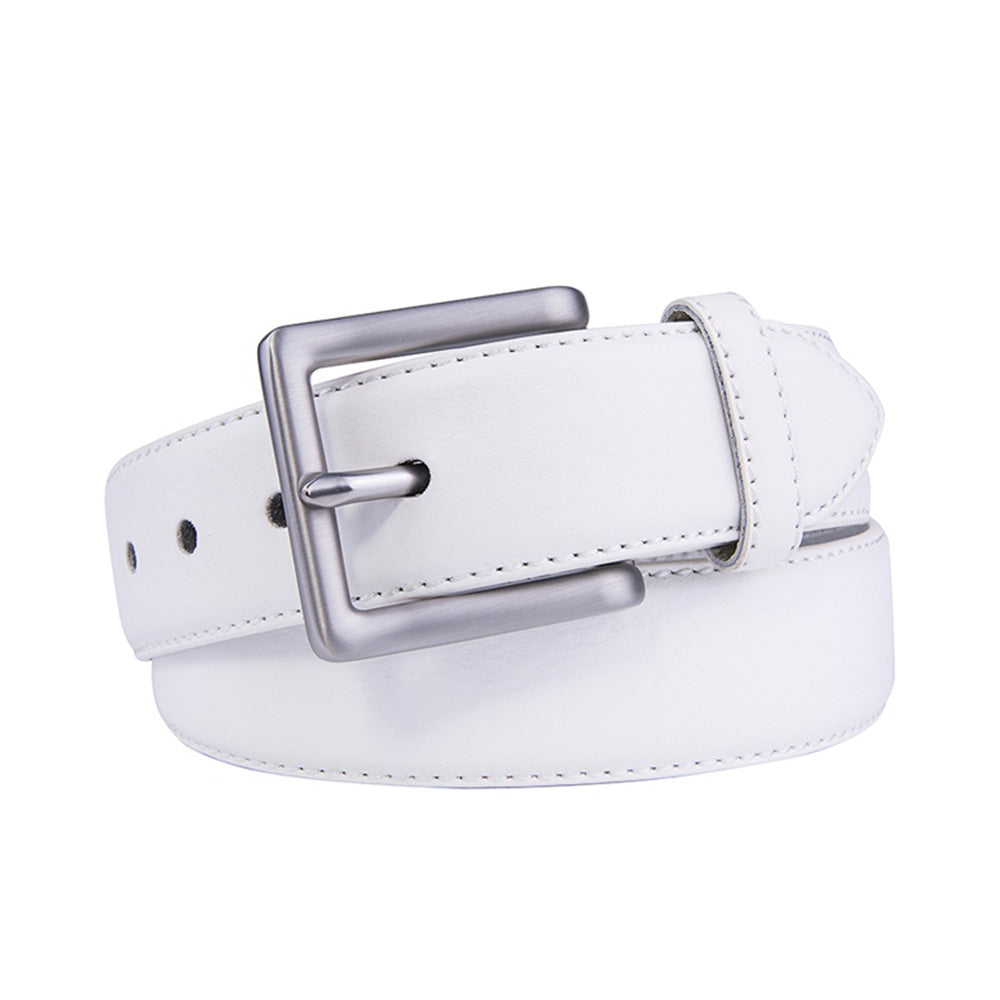 Classic Minimalist Single Prong Buckle Business Belt for Men