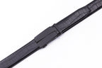 Crocodile Texture Matte Automatic Buckle Business Belt for Men
