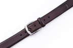 Classic Genuine Leather Texture Single Prong Business Leather Belt for Men