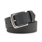 Men's Full Grain Leather Belt – Classic Pin Buckle Casual Belt