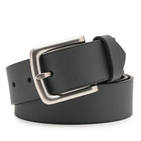 1.5-Inch Full-Grain Leather Casual Belt with Pin Buckle