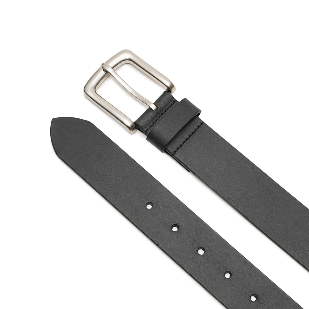 Minimalist Full-Grain Leather Single Prong Buckle Men's Belt
