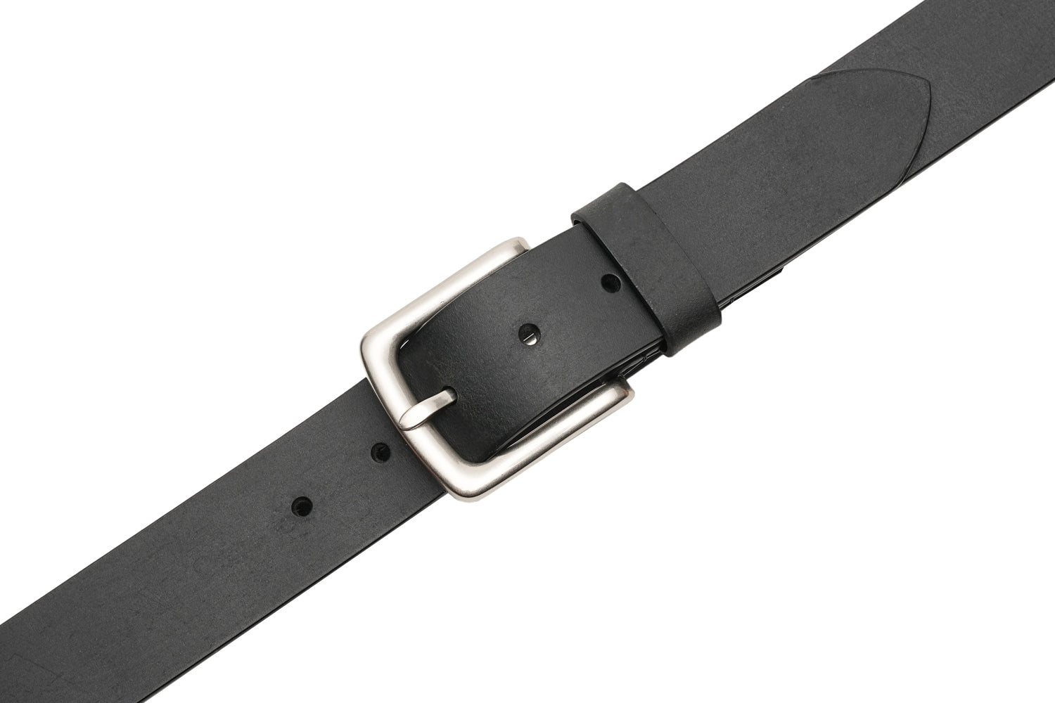 Minimalist Full-Grain Leather Single Prong Buckle Men's Belt