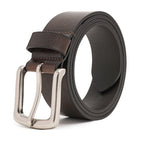 Minimalist Full-Grain Leather Single Prong Buckle Men's Belt