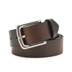Minimalist Full-Grain Leather Single Prong Buckle Men's Belt