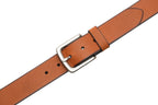 Minimalist Full-Grain Leather Single Prong Buckle Men's Belt
