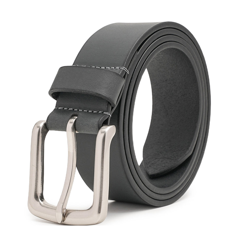 Minimalist Full-Grain Leather Single Prong Buckle Men's Belt