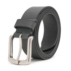 Minimalist Full-Grain Leather Single Prong Buckle Men's Belt