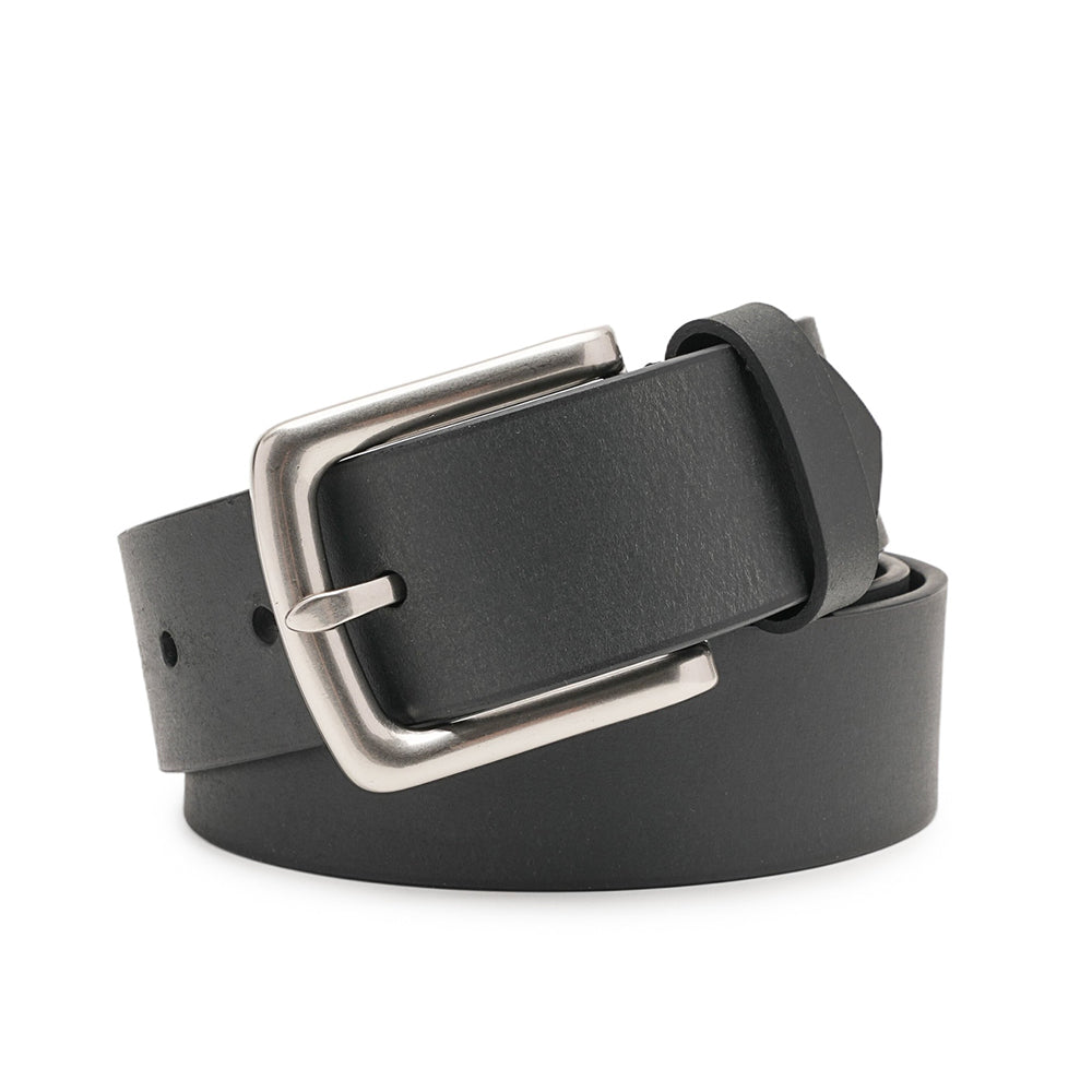 Minimalist Full-Grain Leather Single Prong Buckle Men's Belt