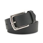 Men's Full Grain Leather Belt – Classic Pin Buckle Casual Belt