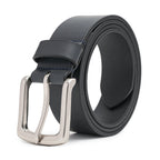 Minimalist Full-Grain Leather Single Prong Buckle Men's Belt