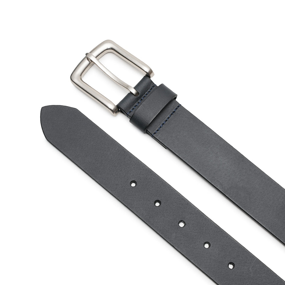Minimalist Full-Grain Leather Single Prong Buckle Men's Belt