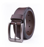 Classic Minimalist Single Prong Leather Belt for Men