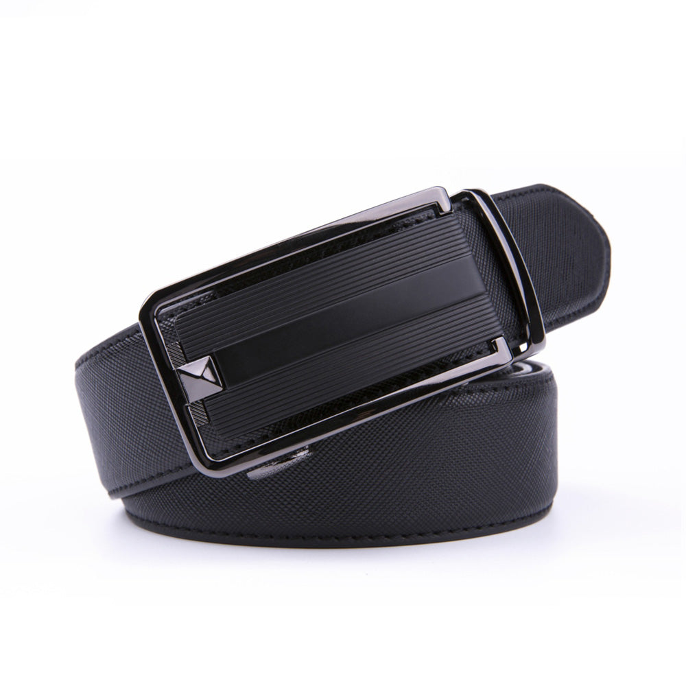 Men's Executive Ratchet Belt – Automatic Leather Belt for Business Casual Wear