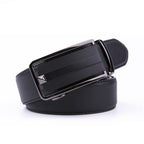 Men's Executive Ratchet Belt – Automatic Leather Belt for Business Casual Wear