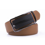 Men's Executive Ratchet Belt – Automatic Leather Belt for Business Casual Wear