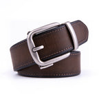 Vintage Pin Buckle Automatic Teeth Men's Belt