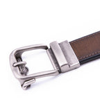 Vintage Pin Buckle Automatic Teeth Men's Belt