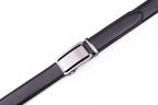 Minimalist Mirror Finish Automatic Buckle Business Leather Belt for Men