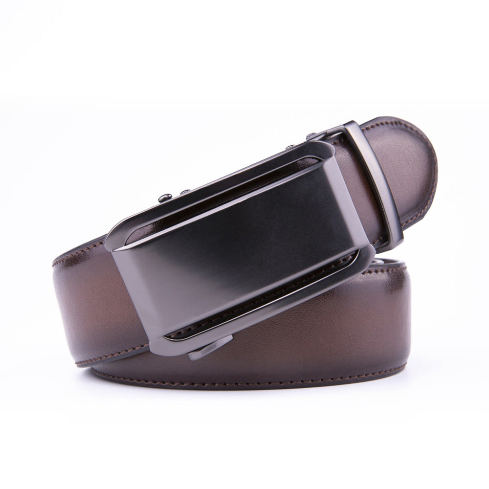 Men's Classic Ratchet Belt – Automatic Buckle Business Casual Belt