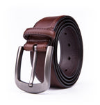 Classic Minimalist Single Prong Business Leather Belt for Men