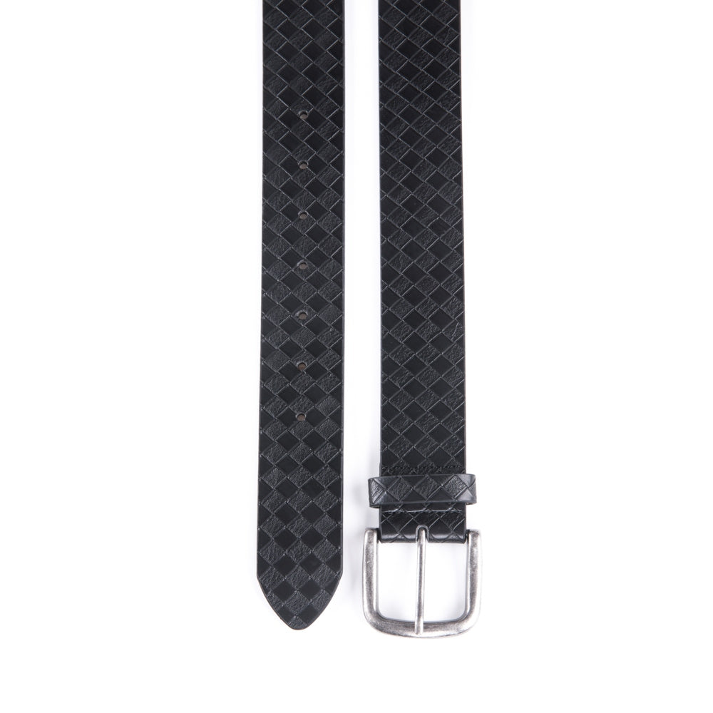 Vintage Texture Single Prong Leather Belt Men Business Casual