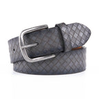 Vintage Texture Single Prong Leather Belt Men Business Casual