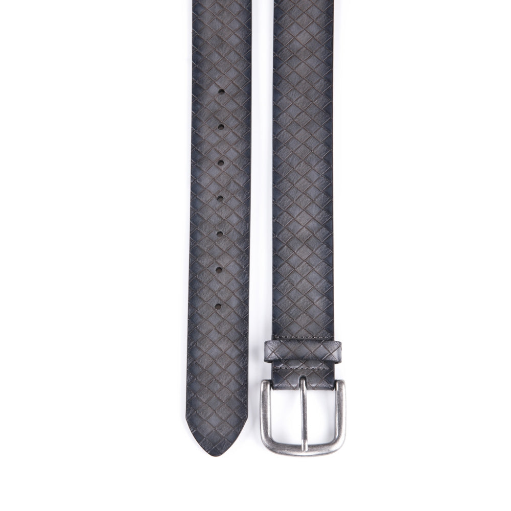 Vintage Texture Single Prong Leather Belt Men Business Casual